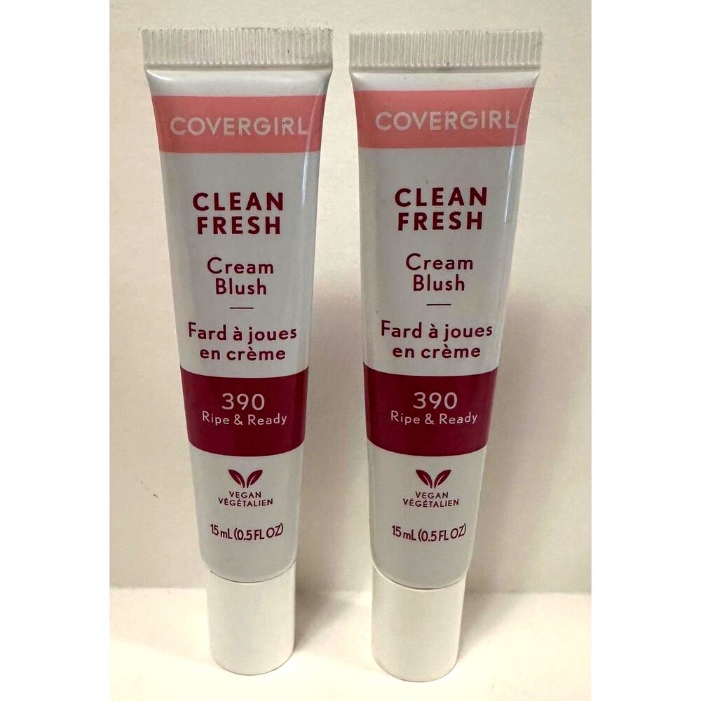 2x COVERGIRL Clean Fresh Cream Blush #390 Ripe & Ready NEW